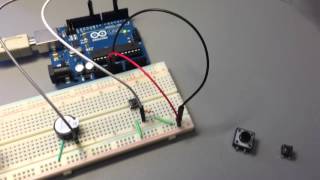 Arduino koppla in tryckknapp och styr en digital utgång [upl. by Edrahc251]