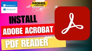 How to download and install Adobe Acrobat Reader [upl. by Martinson]