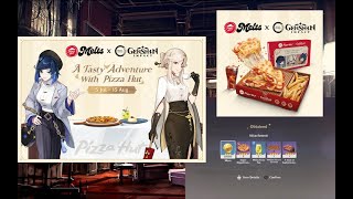 Genshin Impact x Pizza Hut Collaborate Event  Venus  Merch and Ingame Rewards [upl. by Guillemette]