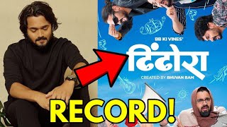 BBKiVines DHINDORA Another RECORD  Bhuvan Bam Dhindora BB Ki Vines  shorts [upl. by Odnalo]