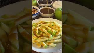 Loaded Caramel Apple Fries 🍏🍟 [upl. by Pradeep]