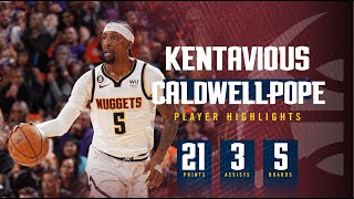 Kentavious CaldwellPope Drops 21 PTS in Series Win Against Suns  51123 [upl. by Salsbury]