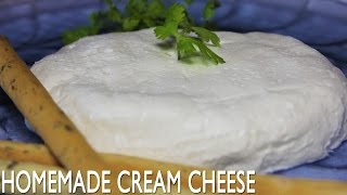 Homemade Cream Cheese  Creamy Yogurt Cheese Spread Recipe [upl. by Ginzburg]