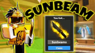 MM2 SUNBEAMS EFFECT GAMEPLAY Murder Mystery 2 [upl. by Oneladgam]