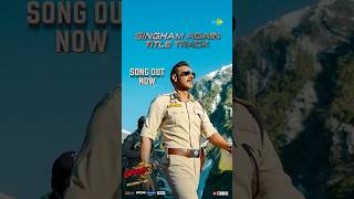 Singham Again Title Track  In Cinemas Now [upl. by Erdne]