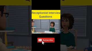 Receptionist Interview Questions and Answers shorts upgradingway interview job receptionist [upl. by Ecirpac]