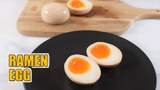 RAMEN EGG RESEP AJITAMA TELUR REBUS KECAP JEPANG AJITSUKE TAMAGO  SOFT BOILED SOY SAUCE EGGS RECIPE [upl. by Nerraj]