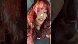 LOreal Paris Hair Color R57 Cherry 🍒 cherryhair haircolor haircare fy redhair redhaircolor [upl. by Averat]