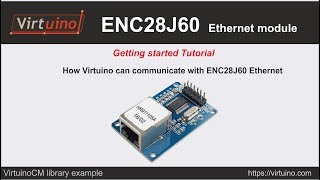 Virtuino  ENC28J60 Ethernet module  Arduino UNO  getting started tutorial [upl. by Htebzil]