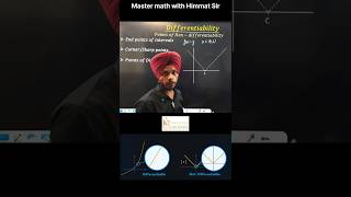 Points of nondifferentiability  Continuity Class12 Maths maths differentiability [upl. by Ahterod]