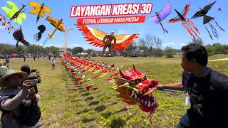 Festival Layangan Kreasi Unik di Pantai Telengria Pacitan 2024  Kite Festival Layangan Naga [upl. by Ching452]