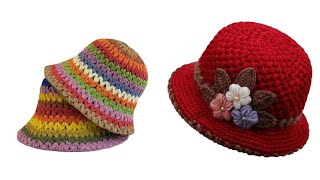 crochet caps knitted baby hats crochet baby cartoon characters caps ideas [upl. by Eussoj]