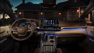 2023 Toyota Sienna  Interior Tour Infotainment System Ambient Lighting Technology Pack amp More [upl. by Anawak]