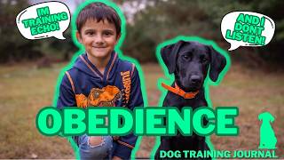 Obedience Training for a PUPPY  Dog Training Journal 8 [upl. by So]