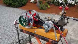 Steam engine and boiler whistle alternator off grid American Steam [upl. by Ailana]