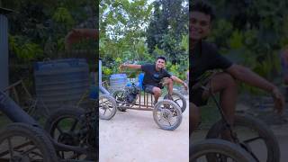 making homemade RC car 🚗  bike engine shots project experiment sujanexperiment [upl. by Labannah103]