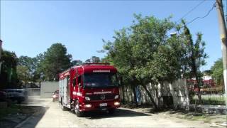 Guarnições do PB Guarapiranga acionadas para incêndio em residência [upl. by Calandria185]