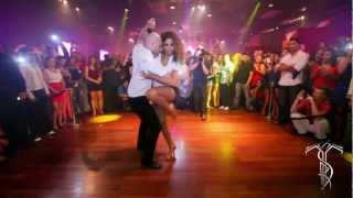 ATACA amp LA ALEMANA Bachata Dance Performance 40 MILLION VIEW PARTY At THE SALSA ROOM [upl. by Naelopan]