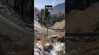 Snow first time snowfall Chakrata chakratatour chakrata snow travel vhakratatrip love shorts [upl. by Maer]