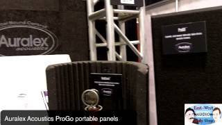 Winter NAMM 2013 Auralex Acoustics ProGO amp Desk Maxx [upl. by Neelyhtak727]