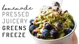 Copycat Pressed Juicery Greens Freeze Recipe no bananas [upl. by Ennyleuqcaj]