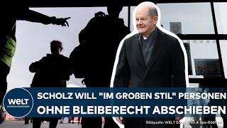 MIGRATIONSKRISE quotAbschiebungen im großen Stilquot – Kanzler Olaf Scholz will nun hart durchgreifen [upl. by Yltsew796]