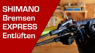 SHIMANO MTB Bremsen EXPRESS entlüften  Deutsches Tutorial [upl. by Muhammad590]