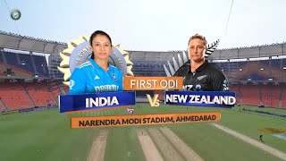 INDW vs NZW 1st ODI Match Highlights 2024 [upl. by Lipsey123]