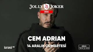 Cem Adrian 14 Aralıkta Jolly Joker Ankara’da 🎤✨⁣ [upl. by Cornell]