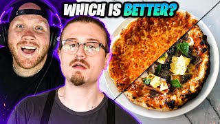 TIM REACTS TO 7 VS 1700 PIZZA [upl. by Assilev]