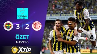 MERKUR BETS  Fenerbahçe 32 B Antalyaspor  HighlightsÖzet  Trendyol Süper Lig  202324 [upl. by Saenihp]