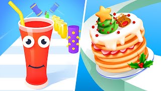 Pancake Run  Juice Run  All Level Gameplay AndroidiOS  NEW APK UPDATE [upl. by Laughlin]