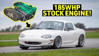 High Horsepower ITB 18L Miata Review  Better than a KSwap [upl. by Sille418]