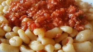 Cavatelli freschi fatti a mano con sugo di salsiccia sbriciolata Lericettediesmeralda [upl. by Dareg]