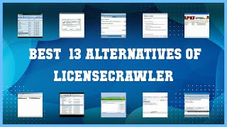 LicenseCrawler  Best 13 Alternatives of LicenseCrawler [upl. by Asserrac233]