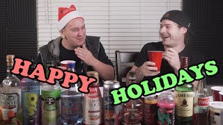 We Try 10 Mystery Eggnog Drinks [upl. by Labors166]