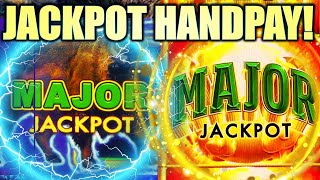 ★JACKPOT HANDPAY★ MAJOR ON BOTH GAMES LIGHTNING BUFFALO LINK amp DRAGON TRAIN Slot Machine [upl. by Arymas630]