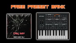 Free Arturia MiniBrute V  Analog Lab Presets 😎🌊 [upl. by Edmead653]