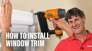 How to Install Window Trim [upl. by Norag789]