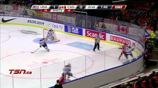 USA v Canada 23  2014 IIHF World Junior Championship [upl. by Aissila]