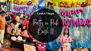 Pretty In Pink  Birthday Celebration  LaskA Vlogs [upl. by Mord]