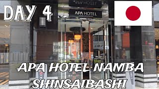 APA HOTEL NAMBA SHINSAIBASHI  PERFECT BUDGET HOTEL FOR YOUR NEXT TRIP TO OSAKA 😉🇯🇵 [upl. by Levy]