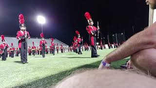 Saginaw High School Band 10618 prop cam [upl. by Ainafetse]