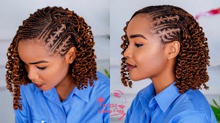 Jinsi ya Kusuka Nywele mpya ya MAWIMBI  New Curly Braids [upl. by Odlauso]