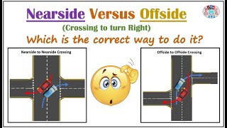 Nearside Versus Offside Crossing to turn Right [upl. by Sillert]