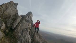 Yr WyddfaSnowdon Crib Goch clips GoPro HERO9 [upl. by Annoved]