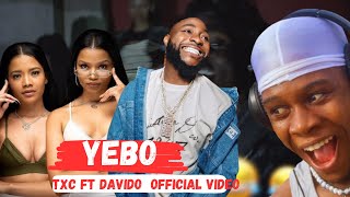 TXC amp Davido  Yebo Official Video ft Tony Duardo amp LeeMckrazy amp DJ Biza  reaction video [upl. by Rie]