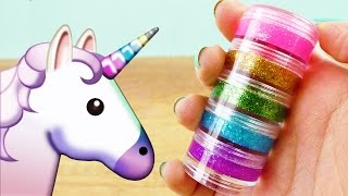 Unicorn SNOT als Regenbogen 🦄 Witzige DIY Idee  Erfrischendes Bodygel mit Glitzer [upl. by Ecinrev166]