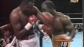 Evander HolyfieldLarry Holmes highlights boxing video [upl. by Aiekahs]