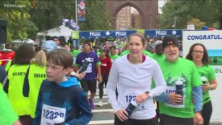 Thousands of runners descend on Hartford for annual marathon [upl. by Nieberg]